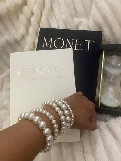 Strings of Pearls (Necklace and Bracelet Set) by Ann