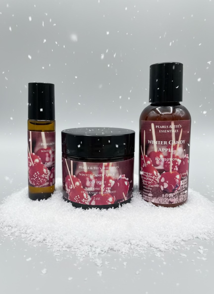 Winter Candy Apple  Skincare and Home Bundle